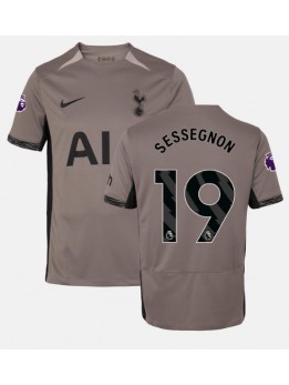 Billige Tottenham Hotspur Ryan Sessegnon #19 Tredjedrakt 2023-24 Kortermet